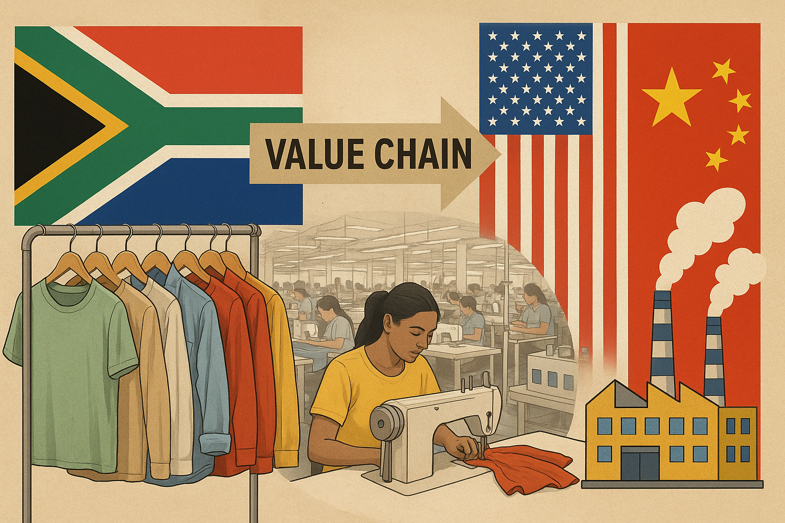 The Value Chain in the Clothing Business: A South African Perspective Post-USA-ChinaTrade Wars